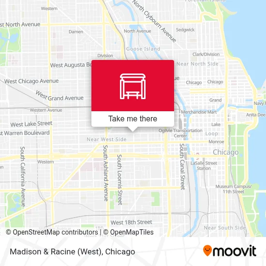 Madison & Racine (West) map