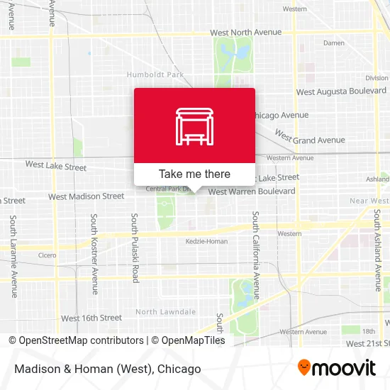 Madison & Homan (West) map