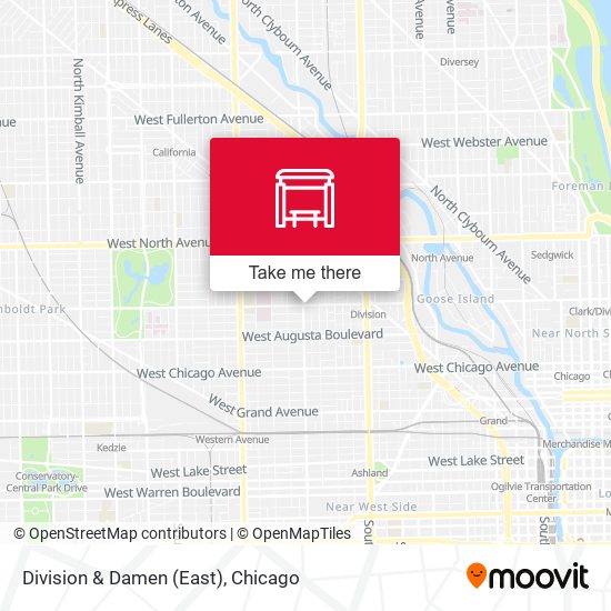 Division & Damen (East) map