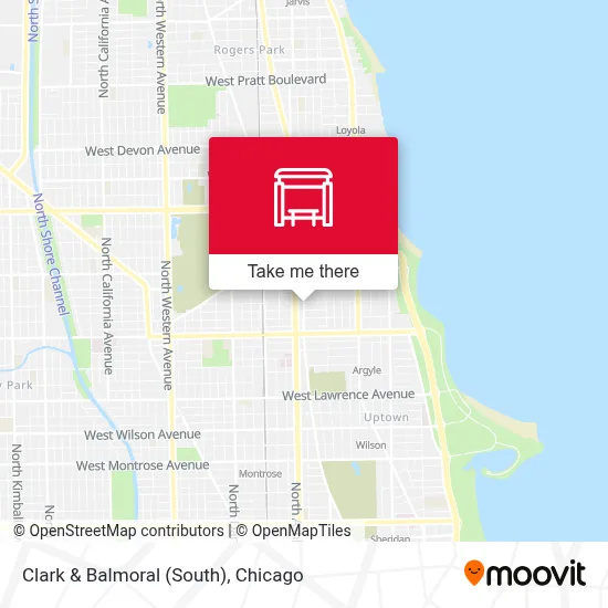 Clark & Balmoral (South) map