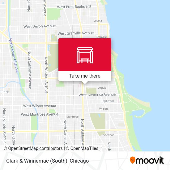 Clark & Winnemac (South) map
