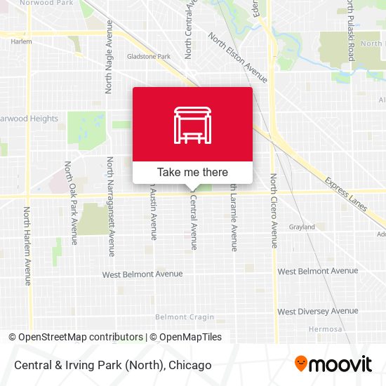 Central & Irving Park (North) map