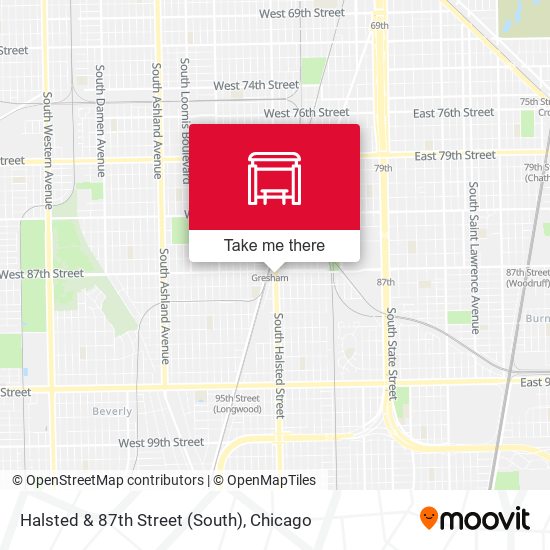 Mapa de Halsted & 87th Street (South)