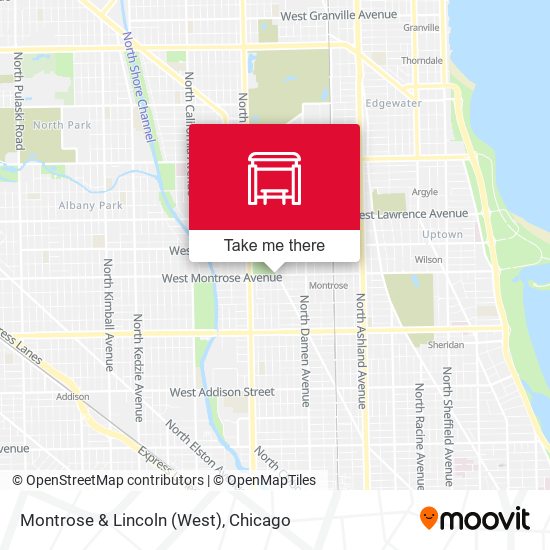 Mapa de Montrose & Lincoln (West)