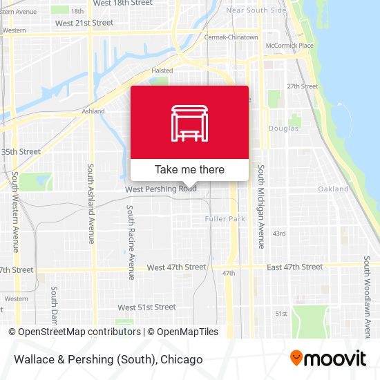 Wallace & Pershing (South) map