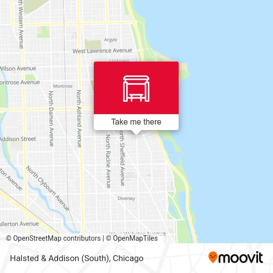 Mapa de Halsted & Addison (South)