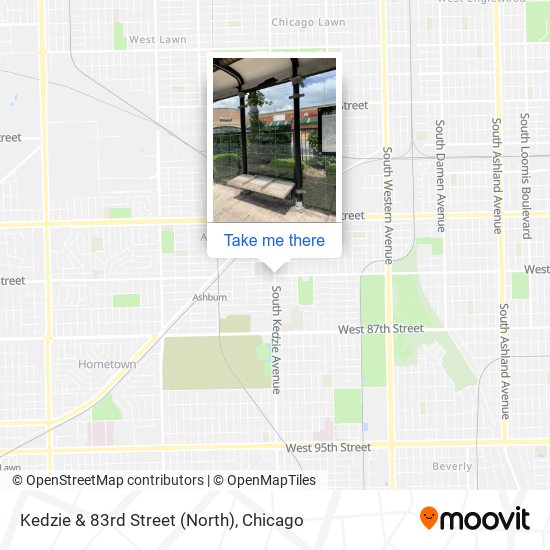 Kedzie & 83rd Street (North) map