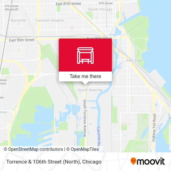 Torrence & 106th Street (North) map