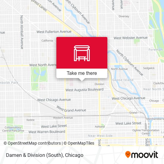 Damen & Division (South) map