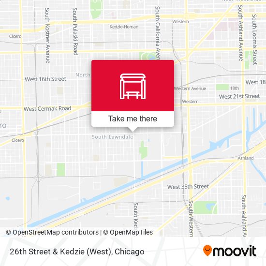 26th Street & Kedzie (West) map