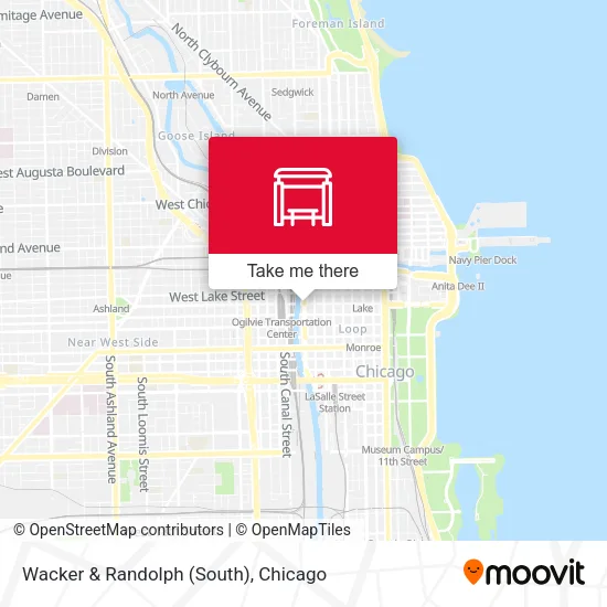 Wacker & Randolph (South) map