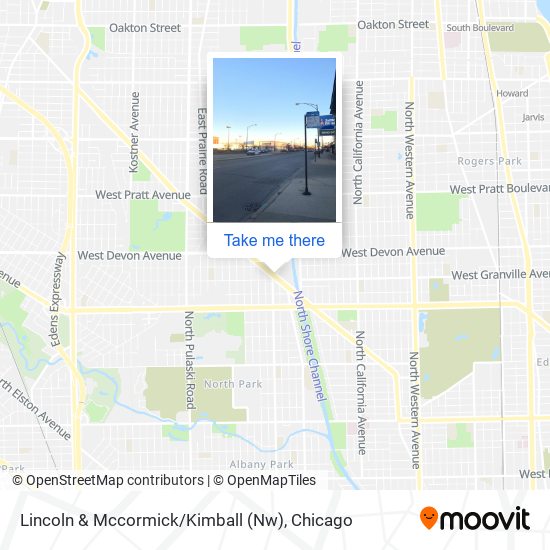 Lincoln & Mccormick / Kimball (Nw) map