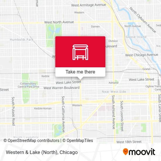Western & Lake (North) map