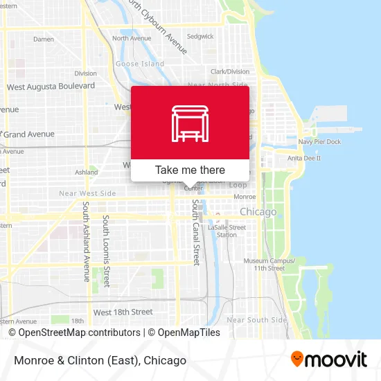 Monroe & Clinton (East) map