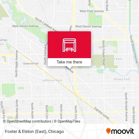 Foster & Elston (East) map