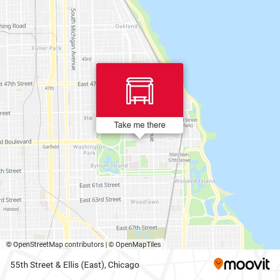 55th Street & Ellis (East) map