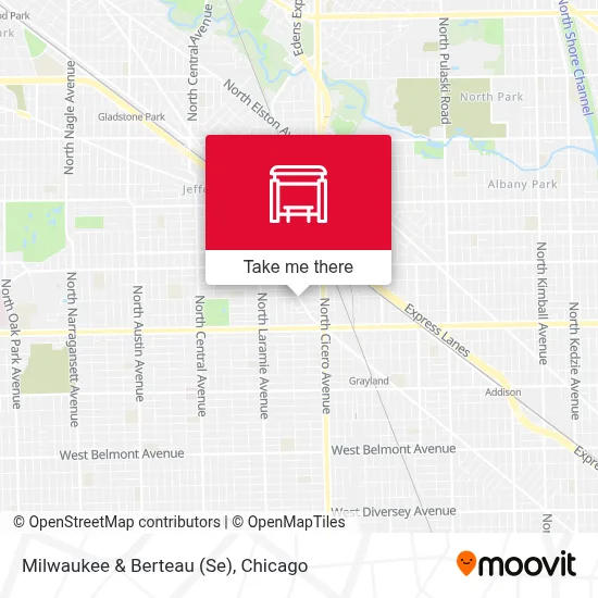 Milwaukee & Berteau (Se) map