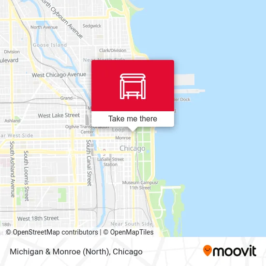 Michigan & Monroe (North) map