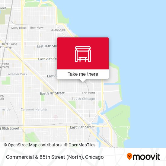 Commercial & 85th Street (North) map