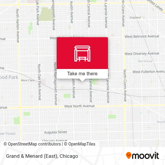 Grand & Menard (East) map