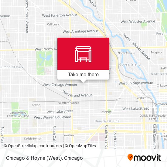 Chicago & Hoyne (West) map