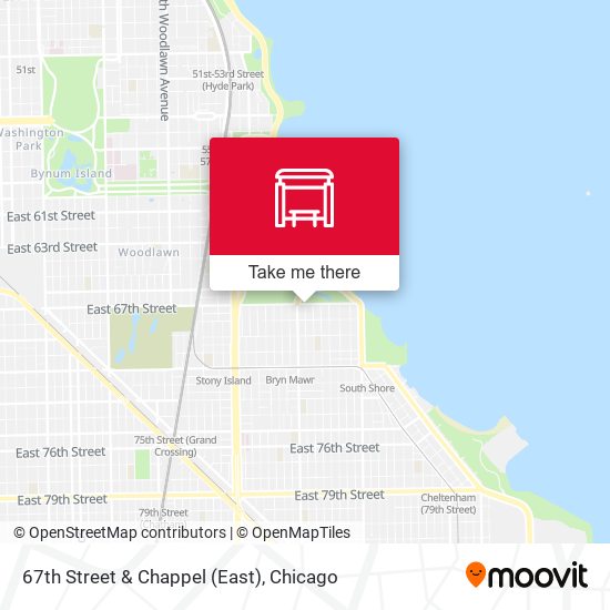 67th Street & Chappel (East) map