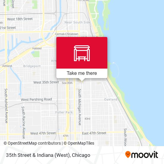 35th Street & Indiana (West) map