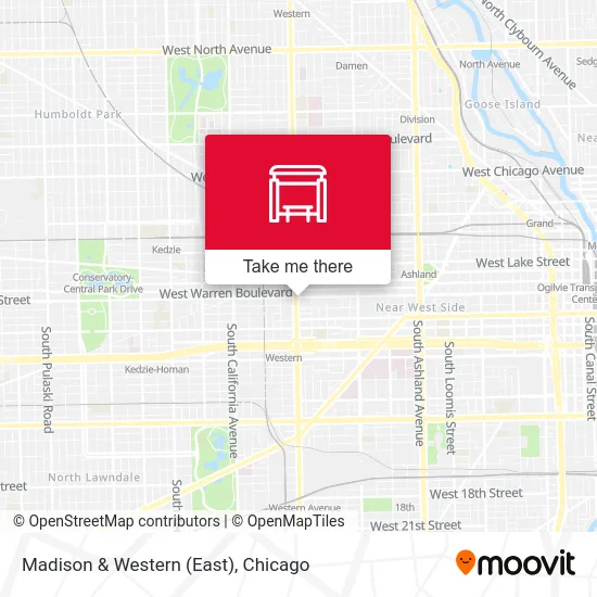 Madison & Western (East) map