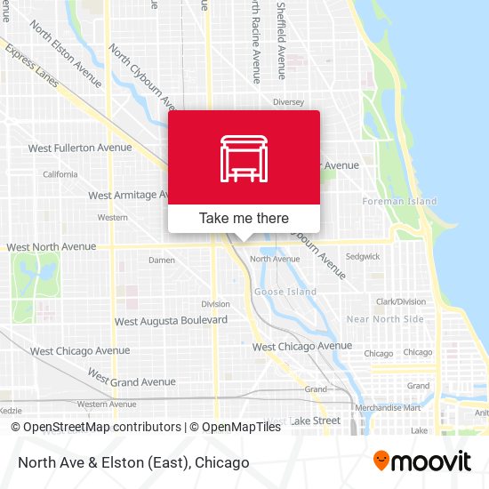 North Ave & Elston (East) map