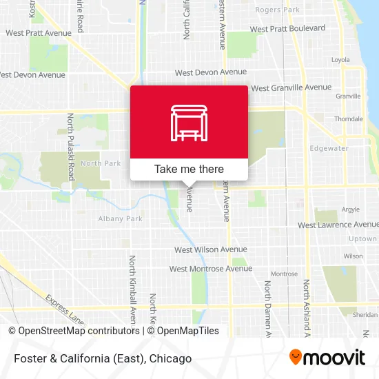Foster & California (East) map