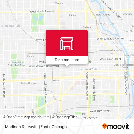 Madison & Leavitt (East) map