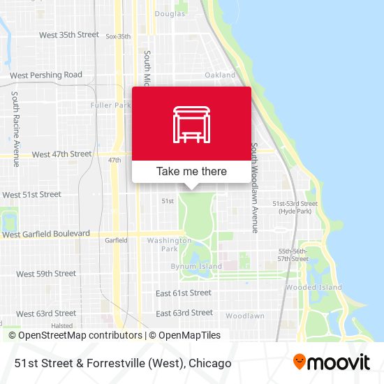 51st Street & Forrestville (West) map