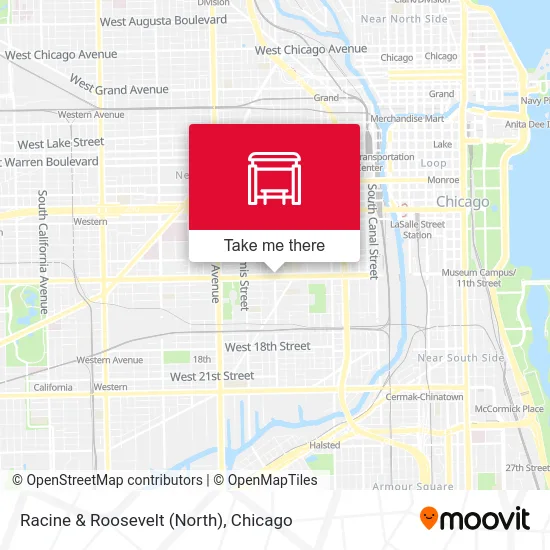 Racine & Roosevelt (North) map