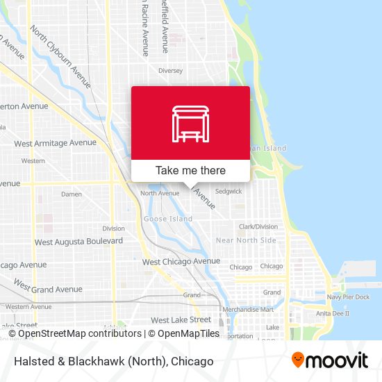 Mapa de Halsted & Blackhawk (North)