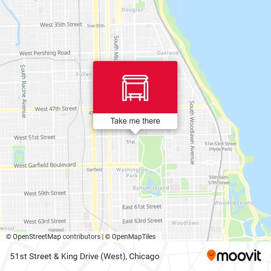 51st Street & King Drive (West) map