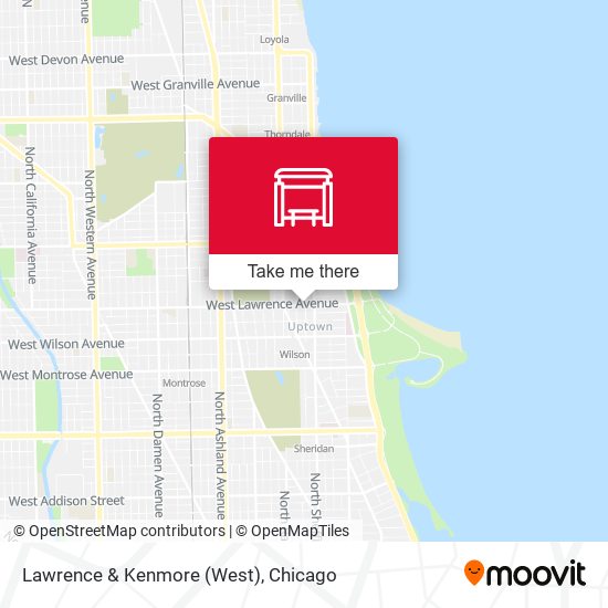 Mapa de Lawrence & Kenmore (West)