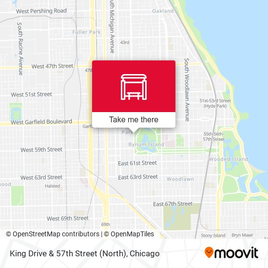 King Drive & 57th Street (North) map