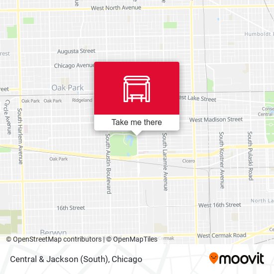 Central & Jackson (South) map