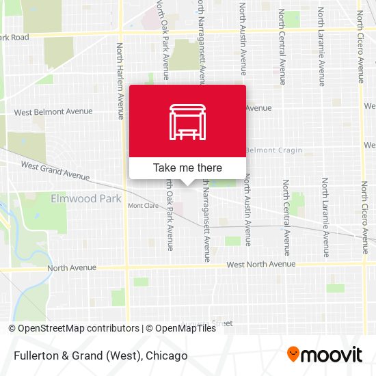 Fullerton & Grand (West) map