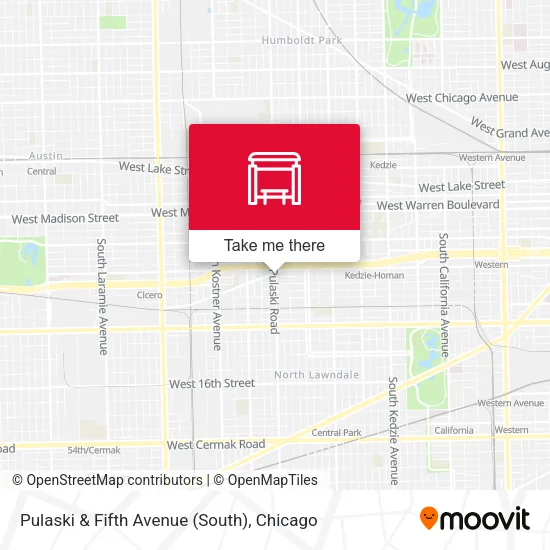 Pulaski & Fifth Avenue (South) map