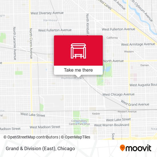 Mapa de Grand & Division (East)
