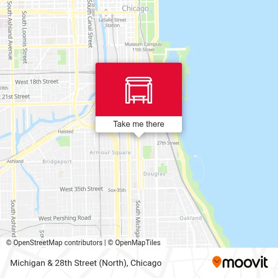 Michigan & 28th Street (North) map