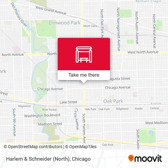 Mapa de Harlem & Schneider (North)