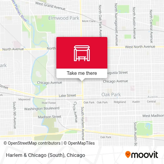 Harlem & Chicago (South) map