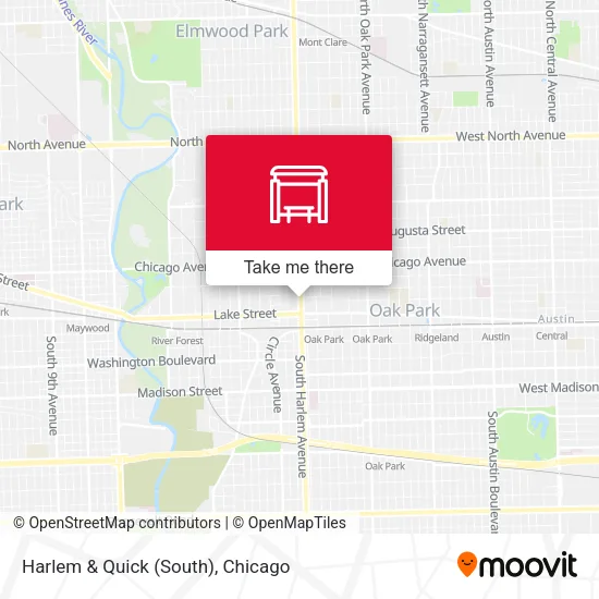 Harlem & Quick (South) map