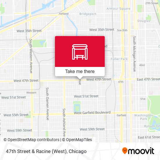 47th Street & Racine (West) map