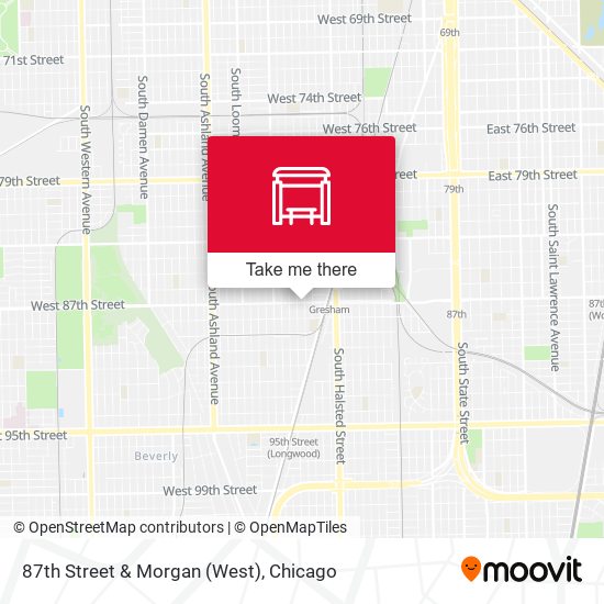 87th Street & Morgan (West) map