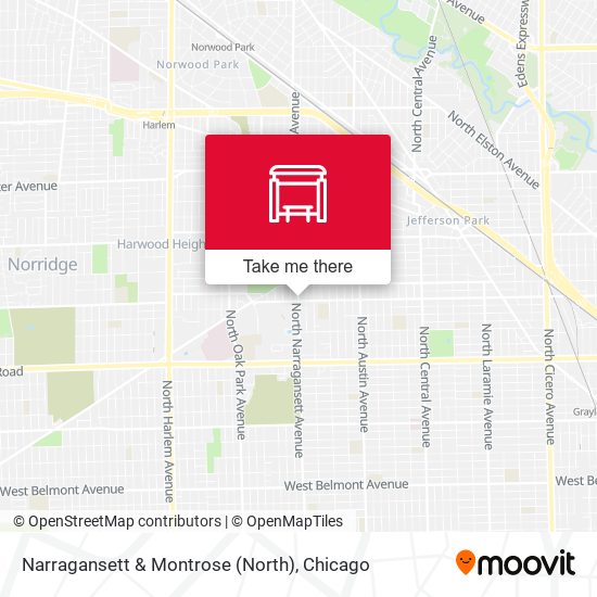 Narragansett & Montrose (North) map