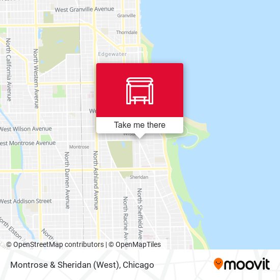 Montrose & Sheridan (West) map