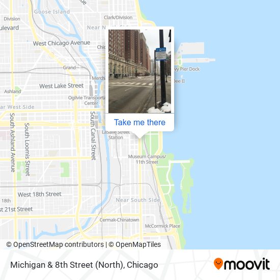 Mapa de Michigan & 8th Street (North)